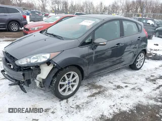 2017 Ford Fiesta SE with VIN 3FADP4EJ7HM157352, listed as a IAAI auction lot 41592897 with 120,446 mi miles. Bid and sale history available at carsss.com. Image 2.