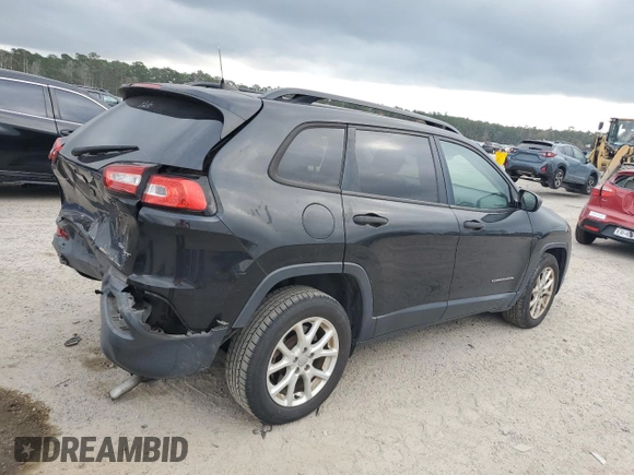 2016 Jeep Cherokee Sport с VIN 1C4PJLAS7GW315348, выставлен на аукционе Copart как лот 85300644 с пробегом 90 918 миль миль и Списание • Salvage title. История ставок и продаж доступна на DreamBid. Изображение 3.