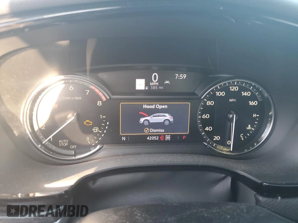 2020 Cadillac XT5 Premium Luxury AWD with VIN 1GYKNDRS6LZ153711, listed as a Copart auction lot 62784825 with 42,052 mi miles and Non repairable. Bid and sale history available at DreamBid. Image 9.