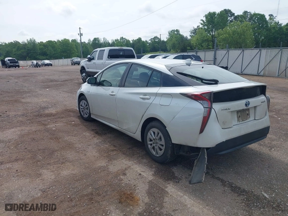 2016 Toyota Prius Two with VIN JTDKBRFU3G3523524, listed as a IAAI auction lot 42077253 with 293,150 mi miles. Bid and sale history available at carsss.com. Image 3.