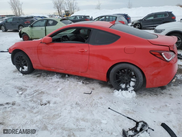 2013 Hyundai Genesis Coupe 2.0T Premium with VIN KMHHT6KD5DU102658, listed as a Copart auction lot 89273245 with 0 mi miles and Salvage Title. Bid and sale history available at carsss.com. Image 2.