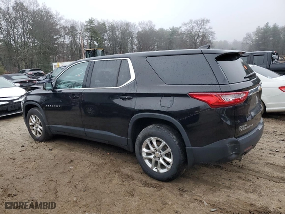2020 Chevrolet Traverse LS with VIN 1GNEVFKW2LJ118021, listed as a Copart auction lot 83869704 with 0 mi miles and Salvage Title. Bid and sale history available at carsss.com. Image 2.