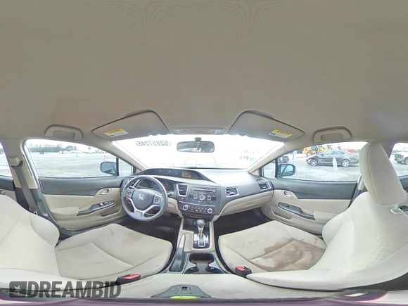 2014 Honda Civic LX with VIN 2HGFB2F50EH534896, listed as a Copart auction lot 52857245 with 157,284 mi miles and Salvage Title. Bid and sale history available at DreamBid. Image 13.