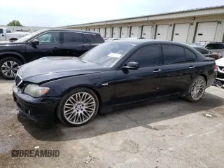 2008 BMW 7 Series 750Li with VIN WBAHN835X8DT84705, listed as a Copart auction lot 67658184 with 191,868 mi miles and Salvage Title. Bid and sale history available at carsss.com. Image 1.
