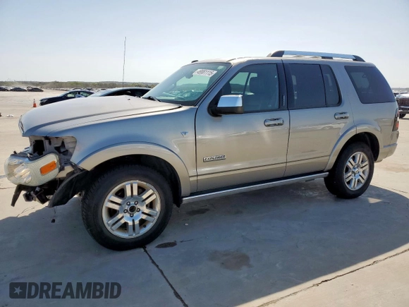 2008 Ford Explorer Limited z VIN 1FMEU75888UA83565, wystawiony jako Copart lot #49981115 z przebiegiem 102 718 mil mil oraz Szkoda całkowita • Salvage title. Historia ofert i sprzedaży dostępna na DreamBid. Obrazek 1.