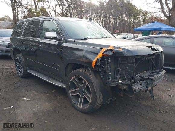 2016 Chevrolet Tahoe LTZ with VIN 1GNSKCKC1GR297871, listed as a IAAI auction lot 41442380 with 91,354 mi miles. Bid and sale history available at carsss.com. Image 1.