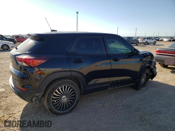 2022 Chevrolet TrailBlazer LS with VIN KL79MMS28NB089570, listed as a Copart auction lot 62595163 with 18,990 mi miles. Bid and sale history available at carsss.com. Image 3.