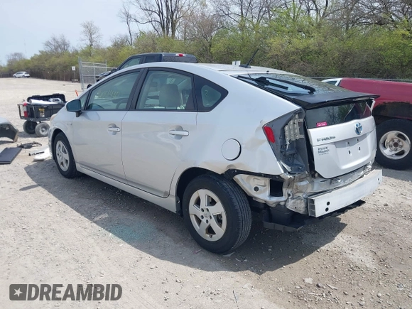 2011 Toyota Prius I with VIN JTDKN3DU5B0278291, listed as a IAAI auction lot 42051410 with 150,677 mi miles. Bid and sale history available at carsss.com. Image 3.