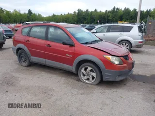 2003 Pontiac Vibe GT z VIN 5Y2SN62L13Z428311, wystawiony jako IAAI lot #42250504 z przebiegiem 133 399 mil mil oraz . Historia ofert i sprzedaży dostępna na DreamBid. Obrazek 1.