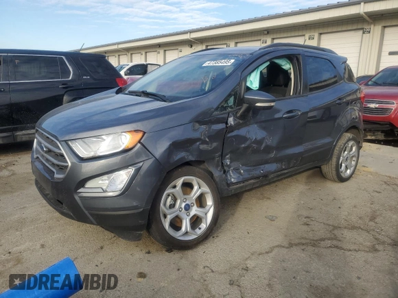 2021 Ford EcoSport SE with VIN MAJ6S3GL3MC440018, listed as a Copart auction lot 47385495 with 40,417 mi miles and Salvage title. Bid and sale history available at DreamBid. Image 1.