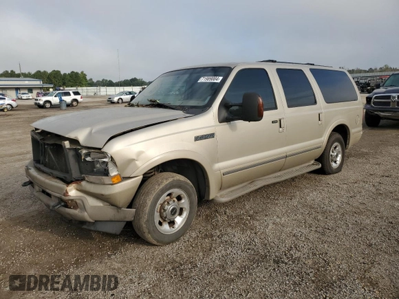 2004 Ford Excursion Limited z VIN 1FMNU42P64EA06742, wystawiony jako Copart lot #71989004 z przebiegiem 238 839 mil mil oraz Szkoda całkowita • Salvage title. Historia ofert i sprzedaży dostępna na DreamBid. Obrazek 1.