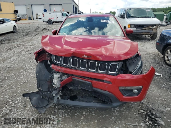 2017 Jeep Compass Latitude z VIN 3C4NJDBB1HT665979, wystawiony jako Copart lot #56522185 z przebiegiem 69 646 mil mil oraz Szkoda całkowita • Salvage title. Historia ofert i sprzedaży dostępna na DreamBid. Obrazek 5.
