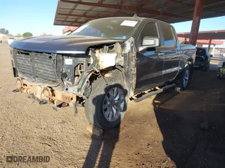 2021 Chevrolet Silverado 1500 Custom with VIN 1GCPYBEK9MZ332470, listed as a IAAI auction lot 41636857 with 109,806 mi miles. Bid and sale history available at carsss.com. Image 17.
