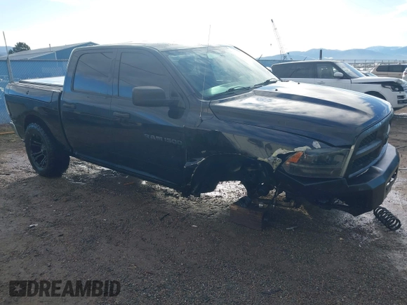 2012 Ram 1500 Tradesman with VIN 1C6RD7KP9CS232482, listed as a IAAI auction lot 41878529 with 107,410 mi miles and . Bid and sale history available at DreamBid. Image 1.