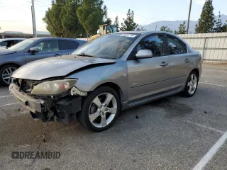 2006 Mazda 3 s with VIN JM1BK324761412942, listed as a Copart auction lot 84281714 with 198,645 mi miles and Salvage Title. Bid and sale history available at DreamBid. Image 1.