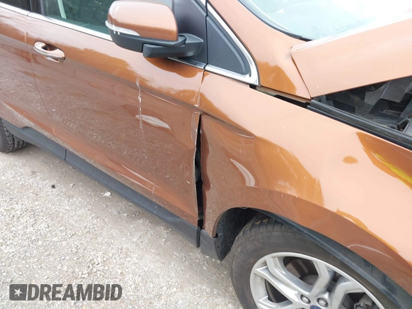 2017 Ford Edge Titanium with VIN 2FMPK4K88HBC11746, listed as a IAAI auction lot 41513987 with 55,879 mi miles. Bid and sale history available at carsss.com. Image 17.