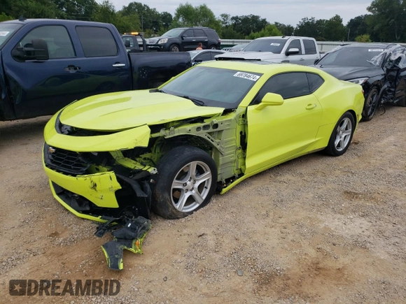 2020 Chevrolet Camaro 1LT with VIN 1G1FA1RX0L0113053, listed as a Copart auction lot 69784674 with 35,664 mi miles and Salvage Title. Bid and sale history available at DreamBid. Image 1.