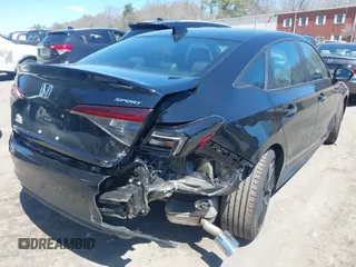 2025 Honda Civic Sport with VIN 2HGFE2F5XSH554687, listed as a IAAI auction lot 42031297 with 1,619 mi miles and . Bid and sale history available at DreamBid. Image 4.
