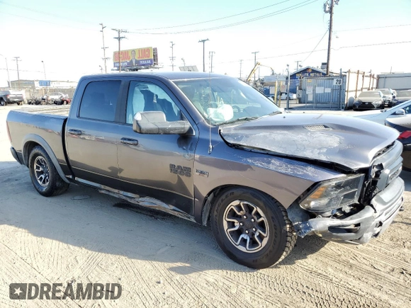 2016 Ram 1500 Rebel z VIN 1C6RR7YT6GS211830, wystawiony jako Copart lot #83240614 z przebiegiem 56 512 mil mil oraz Szkoda całkowita • Salvage title. Historia ofert i sprzedaży dostępna na DreamBid. Obrazek 4.