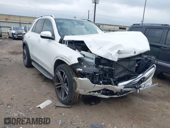 2020 Mercedes-Benz GLE 350 with VIN 4JGFB4JB7LA247604, listed as a IAAI auction lot 41938812 with 49,716 mi miles and . Bid and sale history available at DreamBid. Image 1.