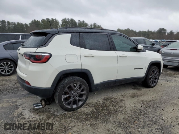 2020 Jeep Compass High Altitude z VIN 3C4NJDCB2LT173758, wystawiony jako Copart lot #50141975 z przebiegiem 52 408 mil mil oraz Szkoda całkowita • Salvage title. Historia ofert i sprzedaży dostępna na DreamBid. Obrazek 3.