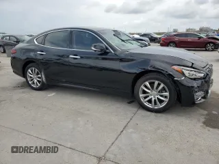 2017 Infiniti M37 with VIN JN1BY1AR0HM770663, listed as a Copart auction lot 54260265 with 126,965 mi miles and Salvage Title. Bid and sale history available at carsss.com. Image 4.
