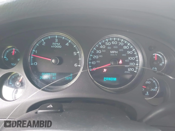 2011 Chevrolet Avalanche LT with VIN 3GNTKFE35BG256847, listed as a IAAI auction lot 41854804 with 206,571 mi miles. Bid and sale history available at carsss.com. Image 7.