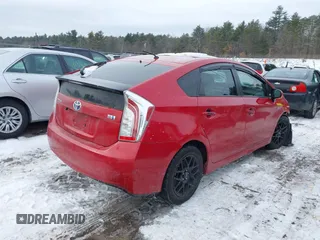 2012 Toyota Prius One with VIN JTDKN3DU3C5439290, listed as a IAAI auction lot 41560014 with 266,761 mi miles. Bid and sale history available at carsss.com. Image 4.