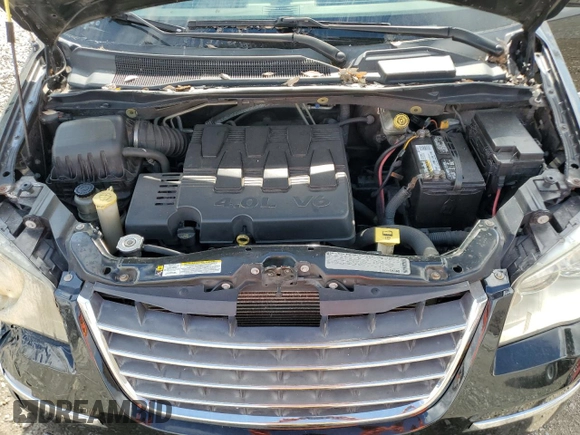 2010 Chrysler Town & Country Limited z VIN 2A4RR7DX0AR387518, wystawiony jako Copart lot #55501025 z przebiegiem 87 823 mil mil oraz Szkoda całkowita • Salvage title. Historia ofert i sprzedaży dostępna na DreamBid. Obrazek 12.