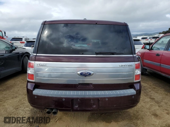 2011 Ford Flex Limited with VIN 2FMGK5DC8BBD08749, listed as a Copart auction lot 49350695 with 126,317 mi miles and Salvage Title. Bid and sale history available at carsss.com. Image 6.