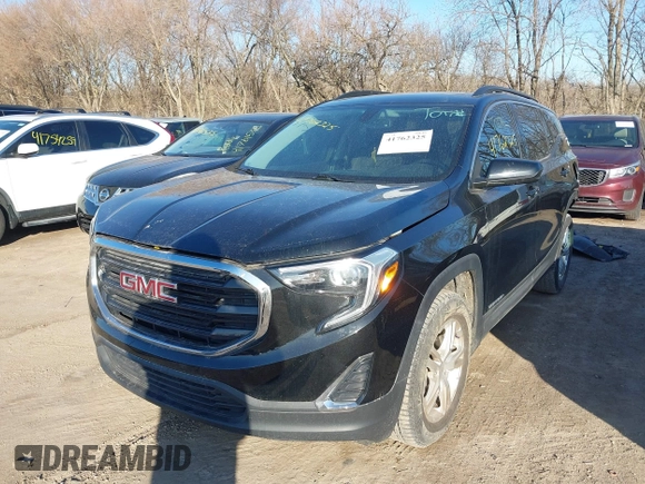 2018 GMC Terrain SLE with VIN 3GKALTEV5JL244687, listed as a IAAI auction lot 41762325 with 97,054 mi miles. Bid and sale history available at carsss.com. Image 20.