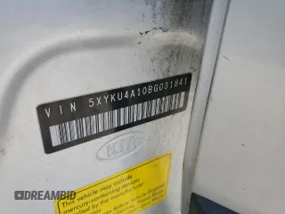 2011 Kia Sorento EX with VIN 5XYKU4A10BG031841, listed as a Copart auction lot 61909925 with Not provided miles and Salvage title. Bid and sale history available at DreamBid. Image 14.
