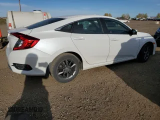 2021 Honda Civic Sedan EX with VIN 2HGFC2F78MH000915, listed as a Copart auction lot 74300724 with 57,458 mi miles and Clean Title. Bid and sale history available at carsss.com. Image 3.