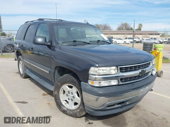 2005 Chevrolet Tahoe LS z VIN 1GNEK13T05J124225, wystawiony jako IAAI lot #41699401 z przebiegiem 253 632 mil mil oraz . Historia ofert i sprzedaży dostępna na DreamBid. Obrazek 1.
