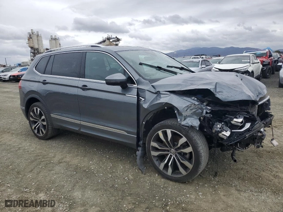 2018 Volkswagen Tiguan SEL Premium with VIN 3VV5B7AX4JM159172, listed as a Copart auction lot 48874595 with 26,215 mi miles and Salvage Title. Bid and sale history available at carsss.com. Image 4.