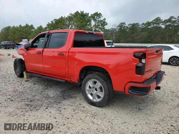 2020 Chevrolet Silverado 1500 Custom with VIN 3GCPWBEK9LG336880, listed as a Copart auction lot 86697014 with 92,820 mi miles and Salvage Title. Bid and sale history available at carsss.com. Image 2.