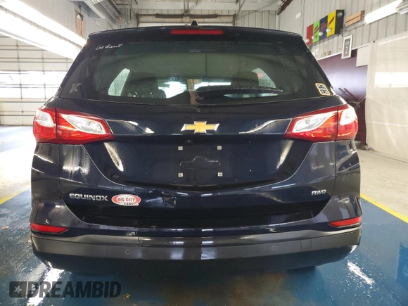 2020 Chevrolet Equinox LS with VIN 2GNAX5EV1L6209901, listed as a Copart auction lot 84914344 with 126,380 mi miles and Clean title. Bid and sale history available at DreamBid. Image 6.