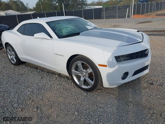 2012 Chevrolet Camaro 2LT with VIN 2G1FG1E37C9112490, listed as a IAAI auction lot 41905206 with 138,886 mi miles. Bid and sale history available at carsss.com. Image 1.