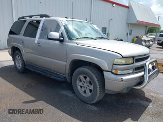 2005 Chevrolet Tahoe Z71 with VIN 1GNEC13T75R164106, listed as a IAAI auction lot 42533948 with 360,214 mi miles and . Bid and sale history available at DreamBid. Image 1.