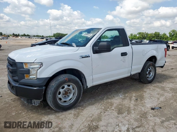 2016 Ford F-150 XL with VIN 1FTMF1C89GKF46916, listed as a Copart auction lot 58996645 with 110,102 mi miles and Salvage title. Bid and sale history available at DreamBid. Image 1.