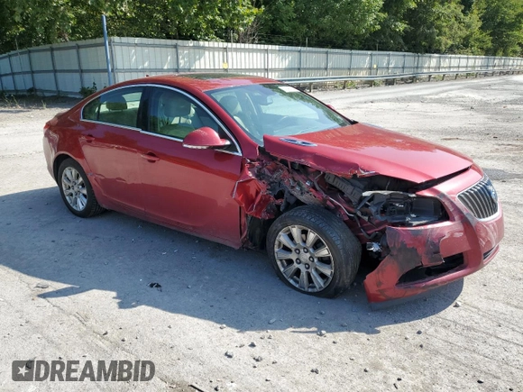 2013 Buick Regal with VIN 2G4GR5ERXD9248188, listed as a Copart auction lot 67896514 with 121,576 mi miles and Salvage Title. Bid and sale history available at carsss.com. Image 4.