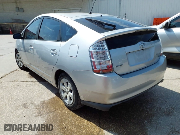 2007 Toyota Prius with VIN JTDKB20U477598709, listed as a IAAI auction lot 42062525 with Not Provided miles. Bid and sale history available at carsss.com. Image 3.
