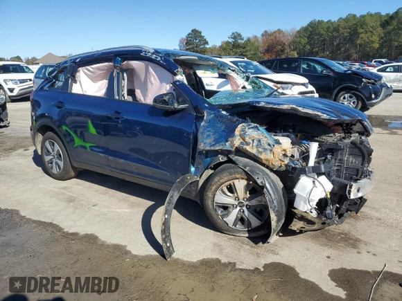 2022 Kia Niro LXS with VIN KNDCB3LC1N5499271, listed as a Copart auction lot 83802244 with 98,159 mi miles and Salvage Title. Bid and sale history available at carsss.com. Image 4.