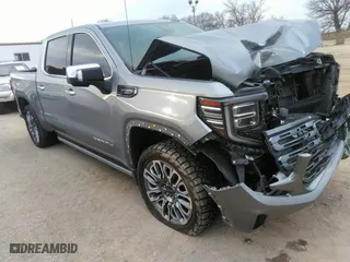 2023 GMC Sierra 1500 Denali Ultimate with VIN 1GTUUHEL2PZ270179, listed as a IAAI auction lot 41263065 with 23,712 mi miles. Bid and sale history available at carsss.com. Image 1.