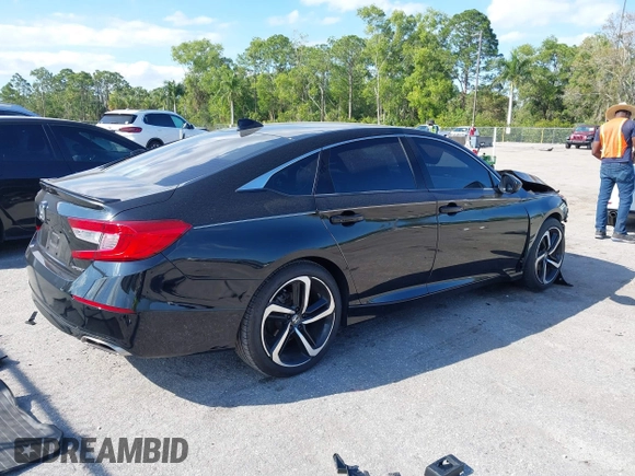 2019 Honda Accord Sedan Sport 1.5T with VIN 1HGCV1F34KA072372, listed as a IAAI auction lot 41433207 with 47,002 mi miles. Bid and sale history available at carsss.com. Image 4.
