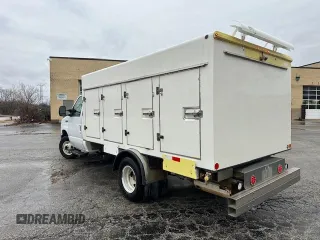 2017 Ford Econoline Commercial with VIN 1FDXE4FS0HDC69020, listed as a Copart auction lot 87970525 with 165,607 mi miles and Clean Title. Bid and sale history available at carsss.com. Image 3.
