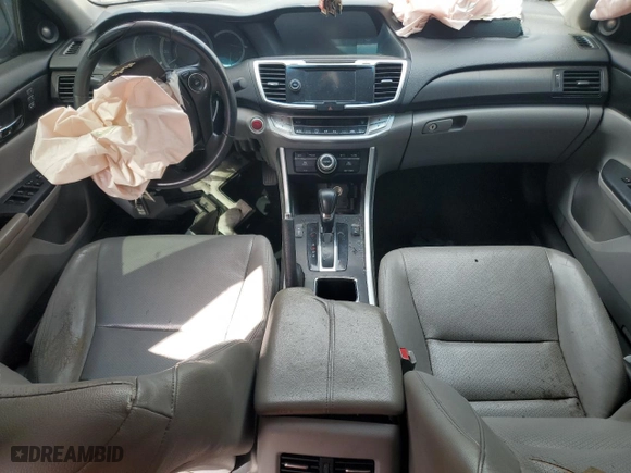 2014 Honda Accord Sedan EX-L with VIN 1HGCR3F86EA017390, listed as a Copart auction lot 49101205 with NaN miles and Clean Title. Bid and sale history available at carsss.com. Image 8.