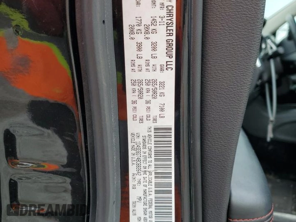 2011 Dodge Durango R/T with VIN 1D4SE6GT4BC682642, listed as a Copart auction lot 52618815 with 139,898 mi miles and Salvage title. Bid and sale history available at DreamBid. Image 13.