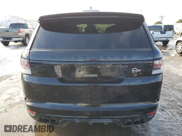 2016 Land Rover Range Rover Sport SVR with VIN SALWZ2EF5GA570016, listed as a Copart auction lot 87902575 with 69,616 mi miles and Clean title. Bid and sale history available at DreamBid. Image 6.