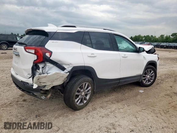 2023 GMC Terrain SLT with VIN 3GKALPEG2PL141633, listed as a Copart auction lot 58691765 with 68,144 mi miles and Salvage title. Bid and sale history available at DreamBid. Image 3.